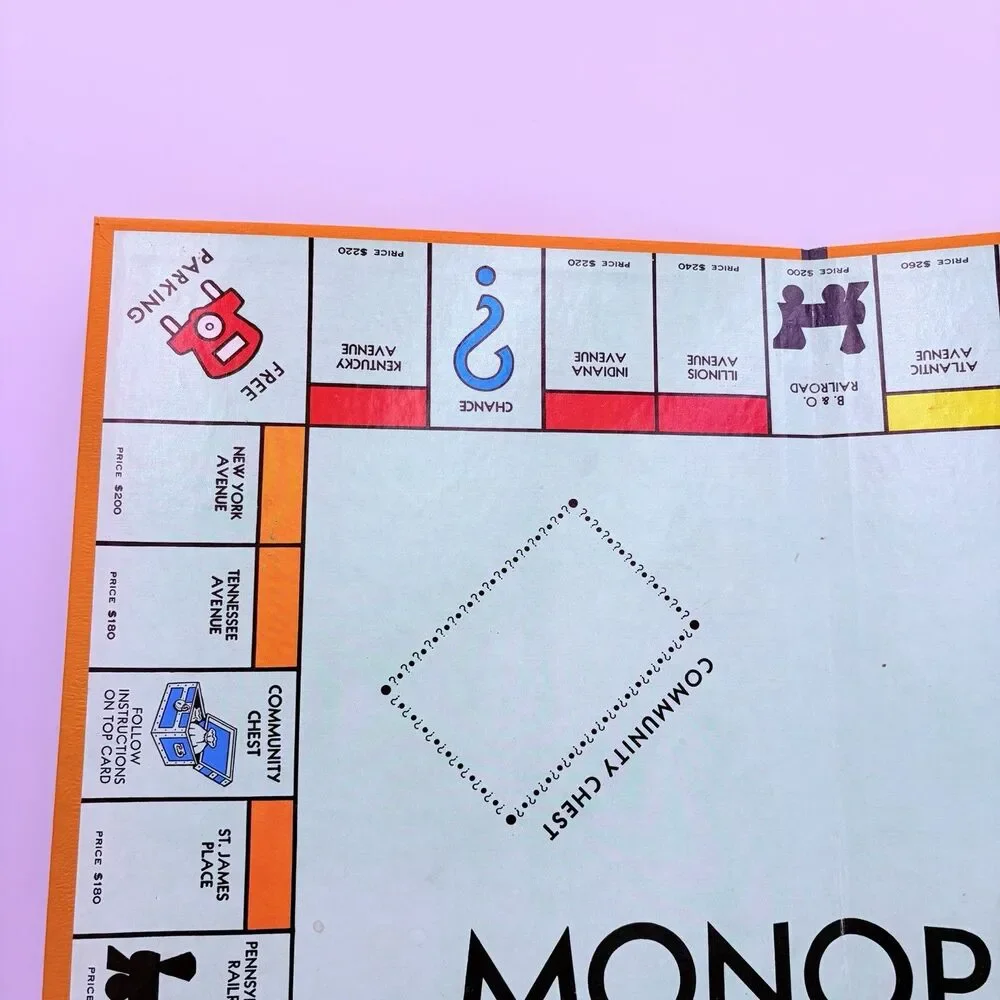 Vintage MONOPOLY 40th Anniversary Edition Classic 1974 Parker Brothers Complete